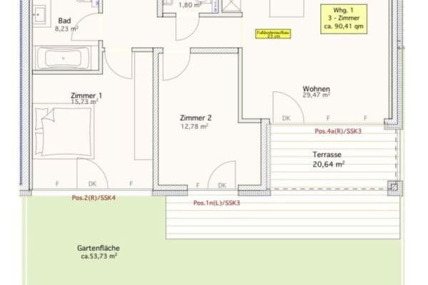 Prodej bytu 3+1 90 m², Alsterdorfer Straße 239, Hamburg, Hamburg Prodej bytu 3+1 90 m², Alsterdorfer Straße 239, Hamburg, Hamburg