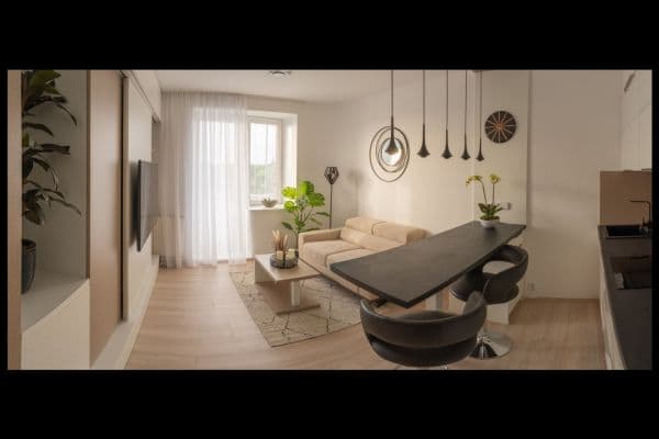 Pronájem bytu 1+kk 30 m², Pelušková, Praha Pronájem bytu 1+kk 30 m², Pelušková, Praha