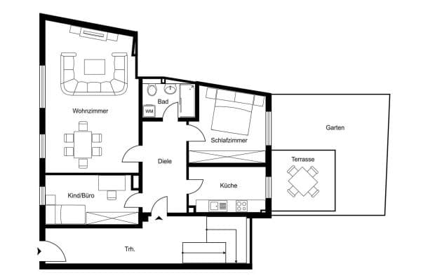 Prodej bytu 3+1 76 m², Nürnberg, Bavorsko Prodej bytu 3+1 76 m², Nürnberg, Bavorsko