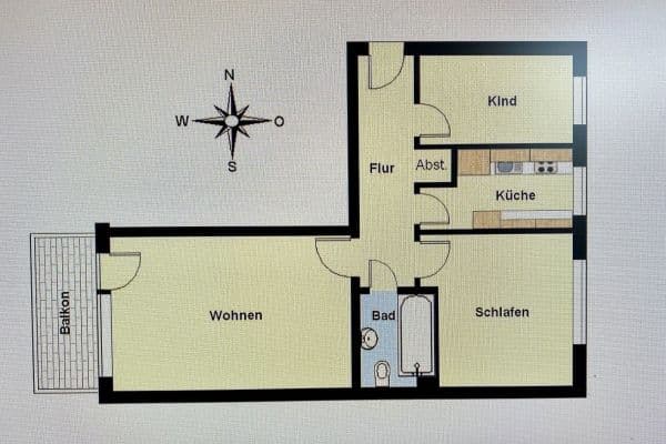 Pronájem bytu 3+1 66 m², Tölzerstr. 10, München, Bavorsko Pronájem bytu 3+1 66 m², Tölzerstr. 10, München, Bavorsko