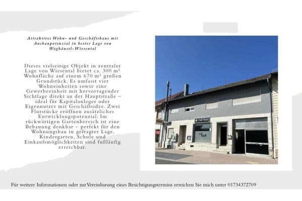 Prodej domu 300 m², pozemek 670 m², Waghäusel Prodej domu 300 m², pozemek 670 m², Waghäusel