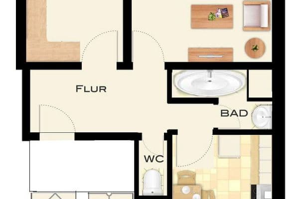 Pronájem bytu 2+1 62 m², Frankfurt Pronájem bytu 2+1 62 m², Frankfurt