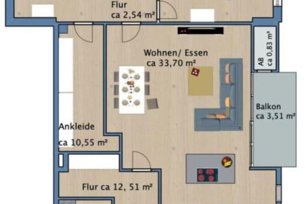 Prodej bytu 4+1 133 m², Hauptstraße 32, Halstenbek Prodej bytu 4+1 133 m², Hauptstraße 32, Halstenbek