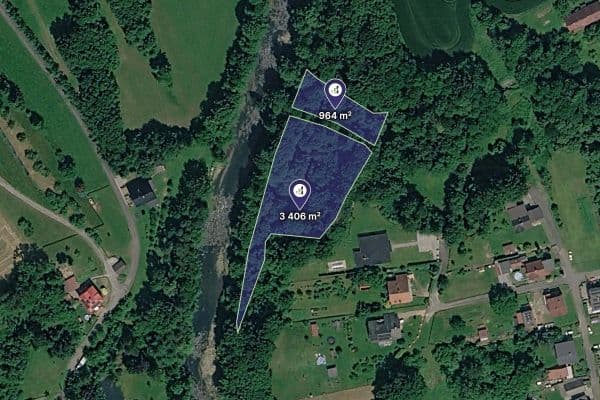 Prodej pozemku 4.370 m², Hrádek Prodej pozemku 4.370 m², Hrádek