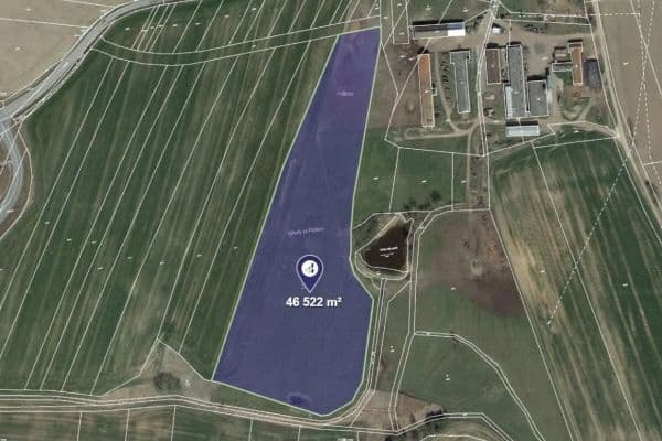 Prodej pozemku 46.522 m², Zvěrotice Prodej pozemku 46.522 m², Zvěrotice