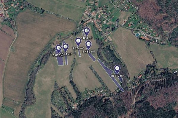 Prodej pozemku 29.146 m², Roštín Prodej pozemku 29.146 m², Roštín