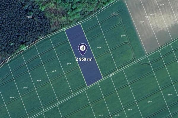 Prodej pozemku 2.959 m², Hřebečníky, Středočeský kraj Prodej pozemku 2.959 m², Hřebečníky, Středočeský kraj