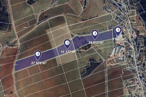 Prodej pozemku 66.907 m², Prodej pozemku 66.907 m²,