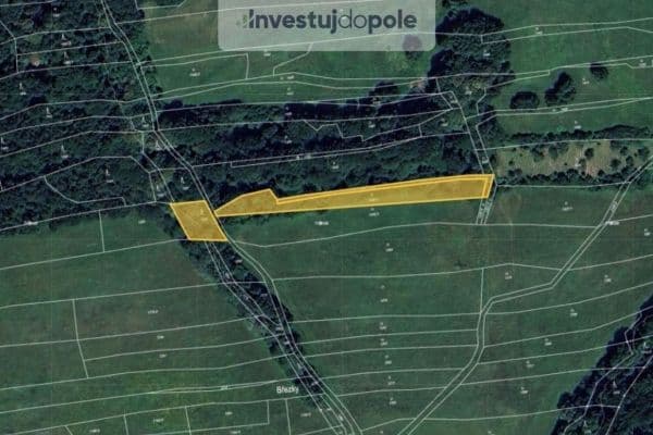 Prodej pozemku 1.470 m², Lešná Prodej pozemku 1.470 m², Lešná