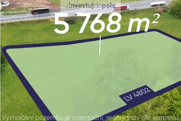 Prodej pozemku 5.768 m²,  Prodej pozemku 5.768 m²,