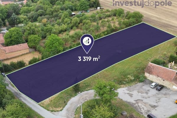 Prodej pozemku 3.319 m², Kožušice Prodej pozemku 3.319 m², Kožušice