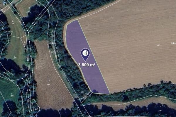 Prodej pozemku 2.539 m², Lomy Prodej pozemku 2.539 m², Lomy