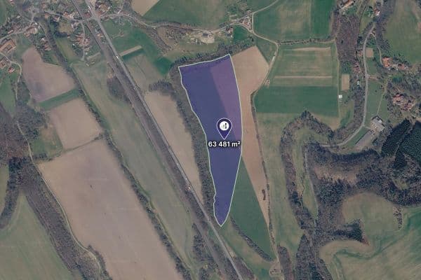 Prodej pozemku 63.481 m², Skrchov Prodej pozemku 63.481 m², Skrchov