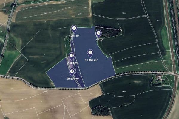 Prodej pozemku 10.876 m², Písek, Jihočeský kraj Prodej pozemku 10.876 m², Písek, Jihočeský kraj