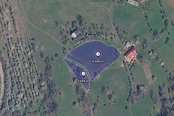 Prodej pozemku 5.567 m², Troskovice Prodej pozemku 5.567 m², Troskovice