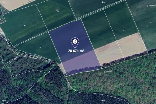 Prodej pozemku 29.079 m², Hracholusky Prodej pozemku 29.079 m², Hracholusky