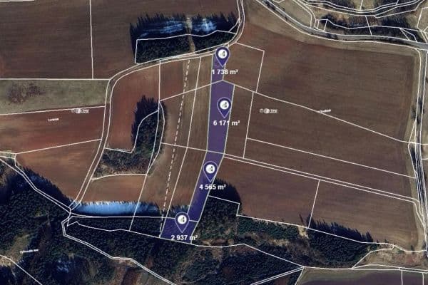 Prodej pozemku 13.943 m², Syřenov Prodej pozemku 13.943 m², Syřenov