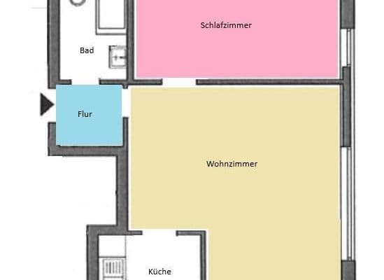 Pronájem bytu 2+1 50 m², Neustadt Pronájem bytu 2+1 50 m², Neustadt