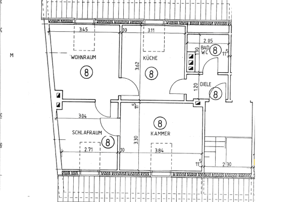 Pronájem bytu 2+kk 50 m², Eichenberg 53, Mülheim an der Ruhr Pronájem bytu 2+kk 50 m², Eichenberg 53, Mülheim an der Ruhr
