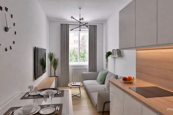 Prodej bytu 1+kk 25 m², Na Václavce, Praha, Praha Prodej bytu 1+kk 25 m², Na Václavce, Praha, Praha
