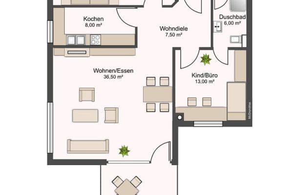 Prodej bytu 3+1 111 m², Gerbrunn Prodej bytu 3+1 111 m², Gerbrunn