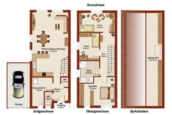Prodej domu 116 m², pozemek 231 m², Weingartzhof, Zülpich-Sinzenich Prodej domu 116 m², pozemek 231 m², Weingartzhof, Zülpich-Sinzenich