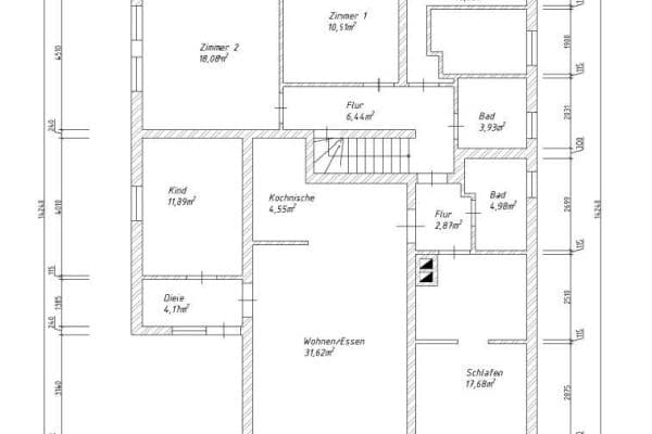 Pronájem bytu 4+1 120 m², Händelstraße 26, Limeshain Pronájem bytu 4+1 120 m², Händelstraße 26, Limeshain