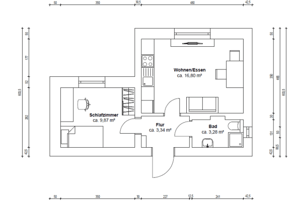 Prodej bytu 2+1 33 m², Keplerstr. 48, Heidelberg Prodej bytu 2+1 33 m², Keplerstr. 48, Heidelberg