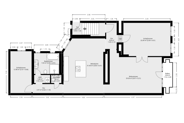 Prodej bytu 4+1 125 m², Kalrsruher Straße 13, Berlin, Berlín Prodej bytu 4+1 125 m², Kalrsruher Straße 13, Berlin, Berlín