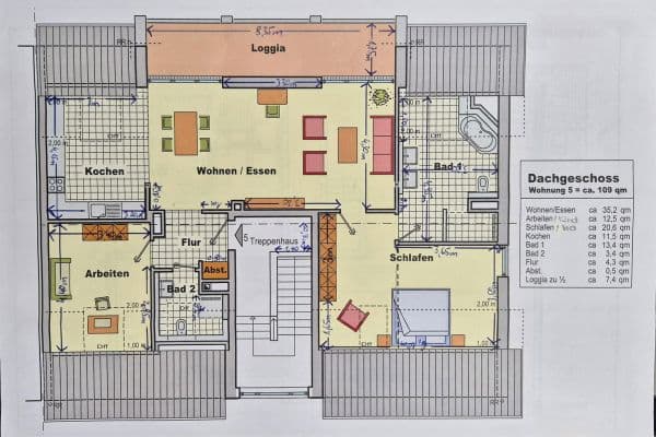 Prodej bytu 4+1 109 m², Meckenheim Prodej bytu 4+1 109 m², Meckenheim