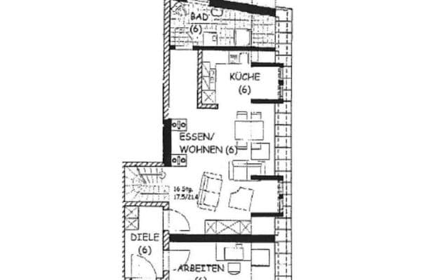 Pronájem bytu 2+kk 65 m², Am Hammer 27, Nürnberg, Bavorsko Pronájem bytu 2+kk 65 m², Am Hammer 27, Nürnberg, Bavorsko