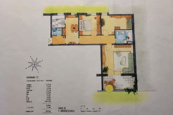 Prodej bytu 3+kk 89 m², Münchener Str. 8a, Moosburg an der Isar, Bavorsko Prodej bytu 3+kk 89 m², Münchener Str. 8a, Moosburg an der Isar, Bavorsko
