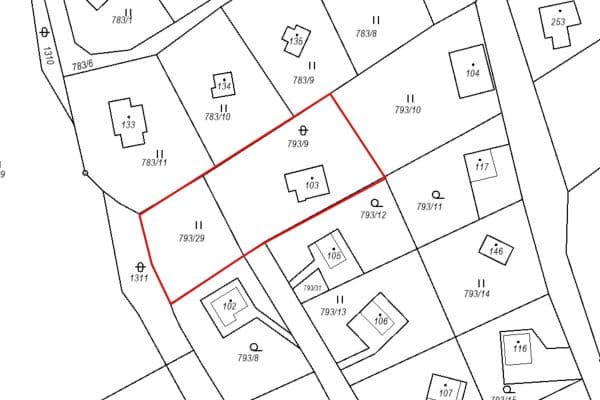 Prodej pozemku 996 m², Nenačovice Prodej pozemku 996 m², Nenačovice
