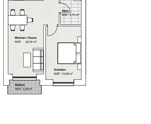Pronájem bytu 2+1 57 m², Am Brüggeberge 14, Wolfenbüttel, Dolní Sasko Pronájem bytu 2+1 57 m², Am Brüggeberge 14, Wolfenbüttel, Dolní Sasko