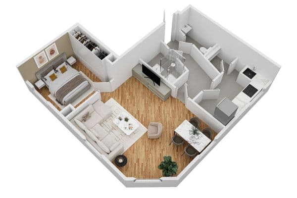 Prodej bytu 3+1 53 m², Schmölzergasse 1, Graz, Štýrsko Prodej bytu 3+1 53 m², Schmölzergasse 1, Graz, Štýrsko