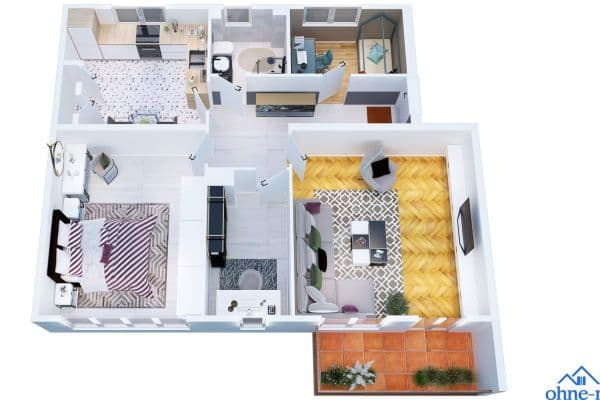 Prodej bytu 3+kk 75 m², Sodener Straße 38, Berlin, Berlín Prodej bytu 3+kk 75 m², Sodener Straße 38, Berlin, Berlín
