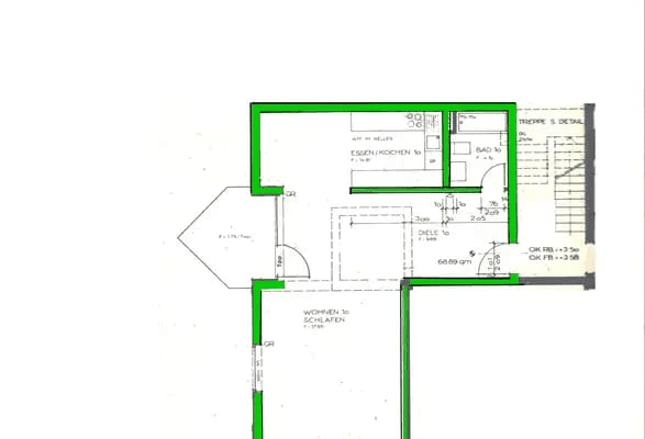 Prodej bytu 2+1 69 m², Markgrafen Straße 11, Rastatt Prodej bytu 2+1 69 m², Markgrafen Straße 11, Rastatt