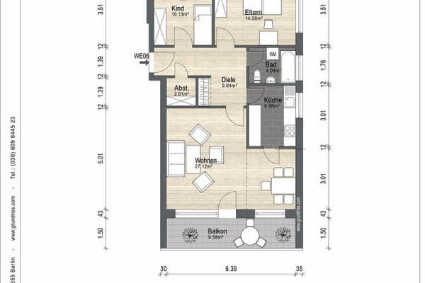 Prodej bytu 3+1 79 m², Westerstede, Dolní Sasko Prodej bytu 3+1 79 m², Westerstede, Dolní Sasko