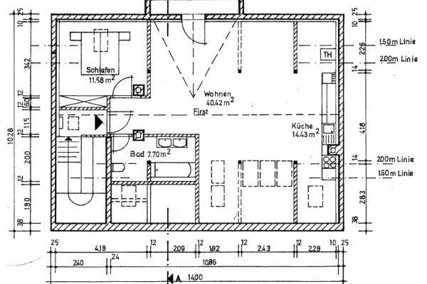 Pronájem bytu 2+1 77 m², Merseburger Str. 406, Halle Pronájem bytu 2+1 77 m², Merseburger Str. 406, Halle