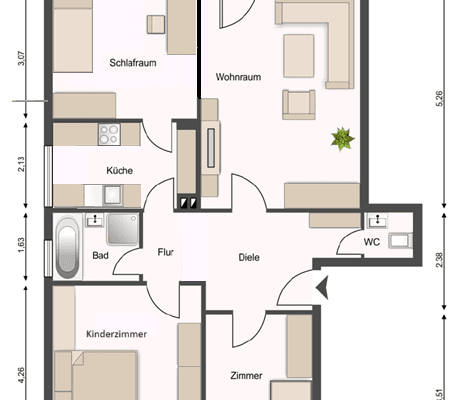 Prodej bytu 4+1 84 m², Hogenfelder Kamp 20, Hamburg, Hamburg Prodej bytu 4+1 84 m², Hogenfelder Kamp 20, Hamburg, Hamburg