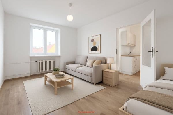 Pronájem bytu 1+kk 22 m², Dělnická, Pronájem bytu 1+kk 22 m², Dělnická,