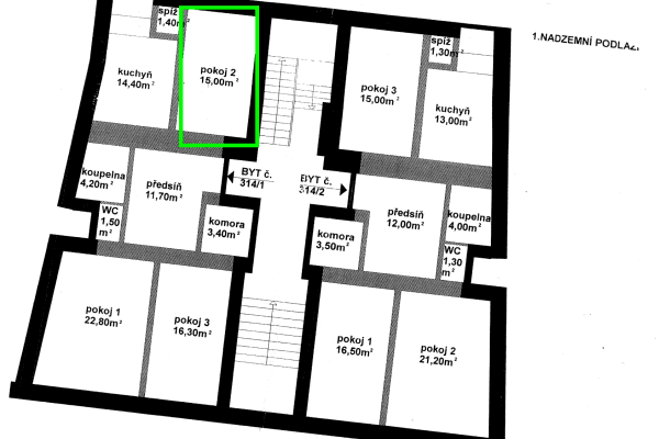 Pronájem bytu 3+1 101 m², Drobného, Brno Pronájem bytu 3+1 101 m², Drobného, Brno