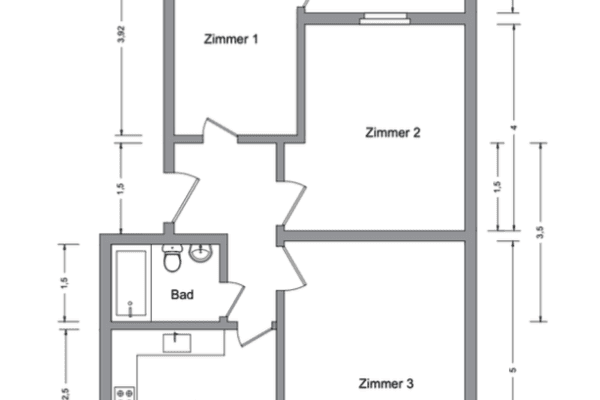 Prodej bytu 3+1 59 m², Zerbster Strasse 13, Leipzig, Sasko Prodej bytu 3+1 59 m², Zerbster Strasse 13, Leipzig, Sasko