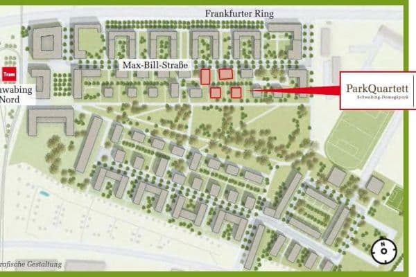 Pronájem bytu 2+1 56 m², Max-Bill-Str. 44, München, Bavorsko Pronájem bytu 2+1 56 m², Max-Bill-Str. 44, München, Bavorsko