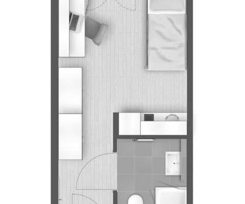Prodej bytu 1+1 21 m², Baierbrunner Str. 44, München, Bavorsko Prodej bytu 1+1 21 m², Baierbrunner Str. 44, München, Bavorsko