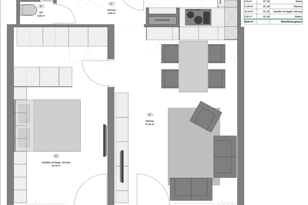 Prodej bytu 2+1 58 m², München, Bavorsko Prodej bytu 2+1 58 m², München, Bavorsko