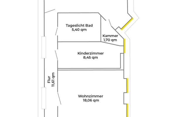 Prodej bytu 3+1 83 m², Bochumer Strasse 11, Berlin, Berlín Prodej bytu 3+1 83 m², Bochumer Strasse 11, Berlin, Berlín