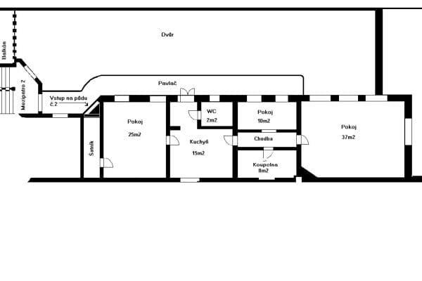 Pronájem bytu 3+1 98 m², Bratislavská, Brno Pronájem bytu 3+1 98 m², Bratislavská, Brno