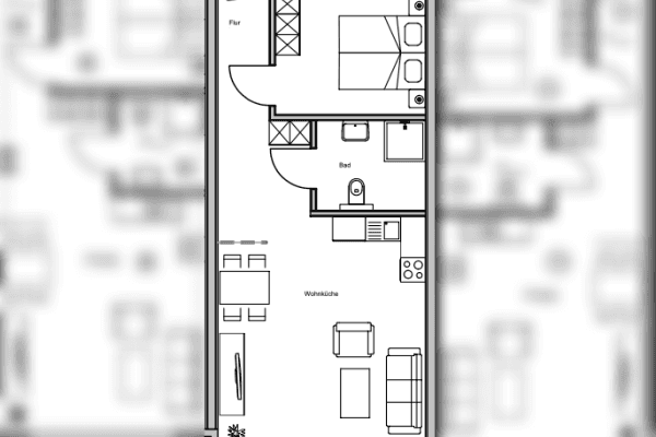 Pronájem bytu 2+1 61 m², Minden, Severní Porýní-Vestfálsko Pronájem bytu 2+1 61 m², Minden, Severní Porýní-Vestfálsko