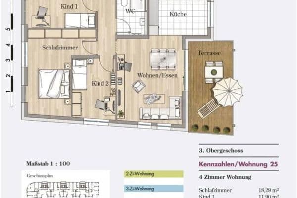 Prodej bytu 4+1 109 m², Langen Prodej bytu 4+1 109 m², Langen